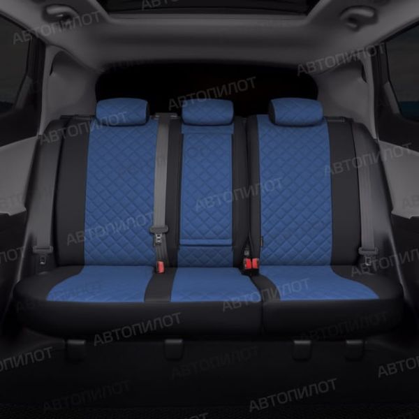 Чехлы Автопилот Экокожа Ромб на Hyundai Matrix (2001-2010) Чехлы Автопилот Экокожа Ромб на Hyundai Matrix (2001-2010)