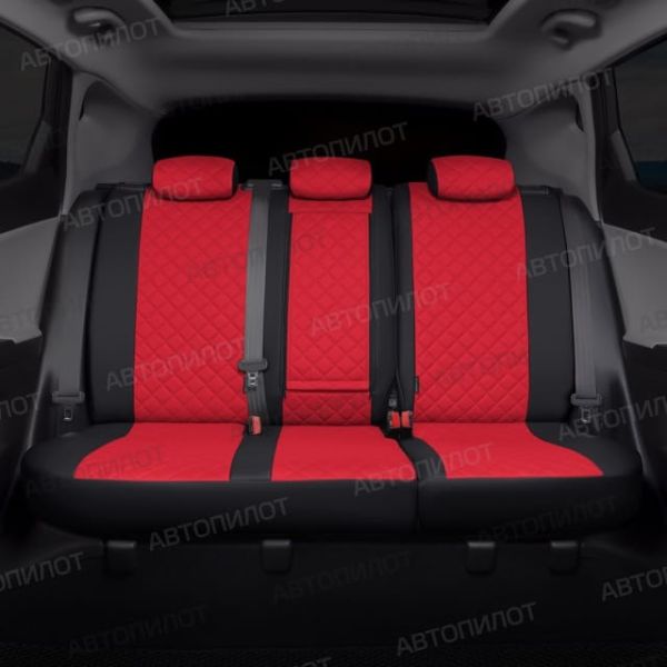 Чехлы Автопилот Экокожа Ромб на Hyundai Matrix (2001-2010) Чехлы Автопилот Экокожа Ромб на Hyundai Matrix (2001-2010)