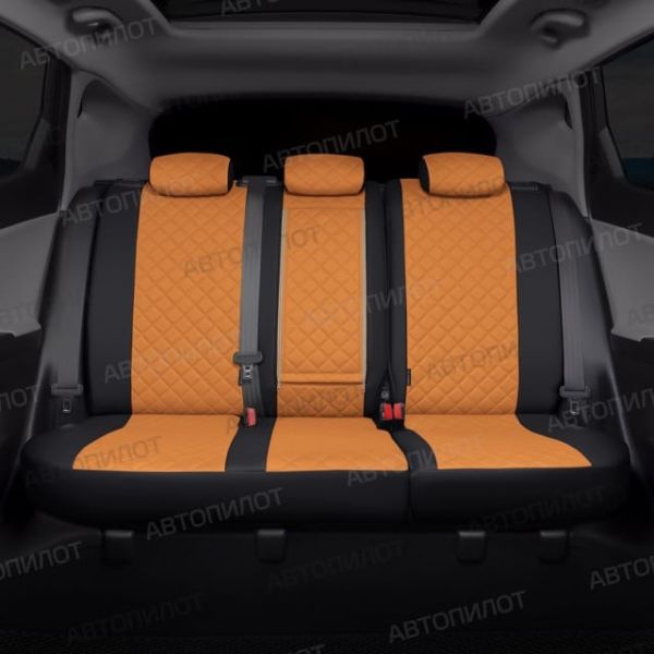 Чехлы Автопилот Экокожа Ромб на Hyundai Matrix (2001-2010) Чехлы Автопилот Экокожа Ромб на Hyundai Matrix (2001-2010)