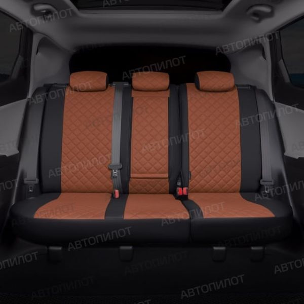 Чехлы Автопилот Экокожа Ромб на Hyundai Matrix (2001-2010) Чехлы Автопилот Экокожа Ромб на Hyundai Matrix (2001-2010)