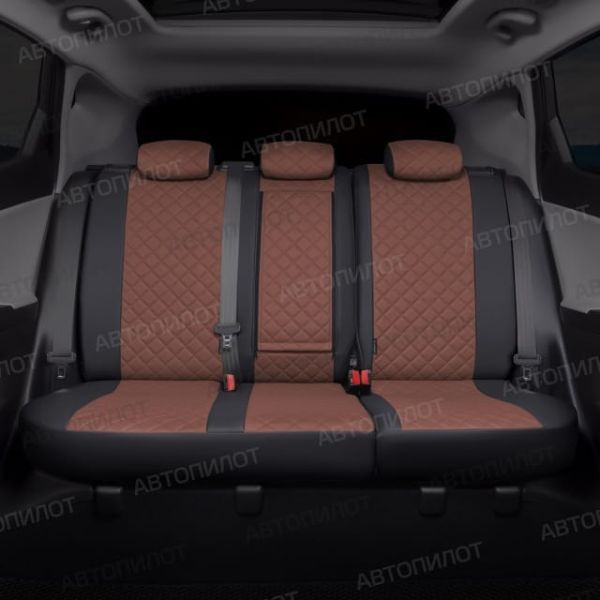 Чехлы Автопилот Экокожа Ромб на Hyundai Matrix (2001-2010) Чехлы Автопилот Экокожа Ромб на Hyundai Matrix (2001-2010)