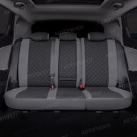 Чехлы Автопилот Экокожа Ромб на Hyundai Matrix (2001-2010) Чехлы Автопилот Экокожа Ромб на Hyundai Matrix (2001-2010)