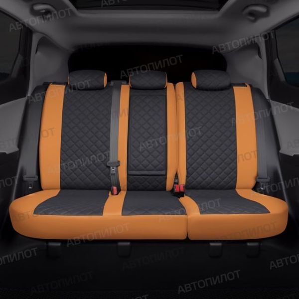 Чехлы Автопилот Экокожа Ромб на Hyundai Matrix (2001-2010) Чехлы Автопилот Экокожа Ромб на Hyundai Matrix (2001-2010)