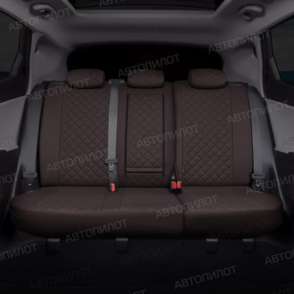 Чехлы Автопилот Экокожа Ромб на Hyundai Matrix (2001-2010) Чехлы Автопилот Экокожа Ромб на Hyundai Matrix (2001-2010)