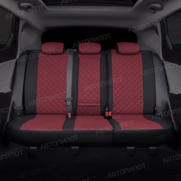 Чехлы Автопилот Экокожа Ромб на Hyundai Matrix (2001-2010) Чехлы Автопилот Экокожа Ромб на Hyundai Matrix (2001-2010)