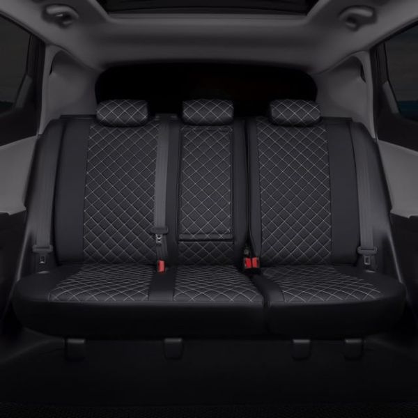 Чехлы Автопилот Экокожа Ромб на Hyundai Matrix (2001-2010) Чехлы Автопилот Экокожа Ромб на Hyundai Matrix (2001-2010)