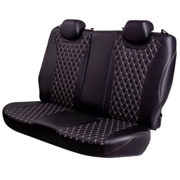 Чехлы Премиум Экокожа Байрон Ромб на Hyundai Accent 1999-2011 г.в. Чехлы Премиум Экокожа Байрон Ромб на Hyundai Accent 1999-2011 г.в.