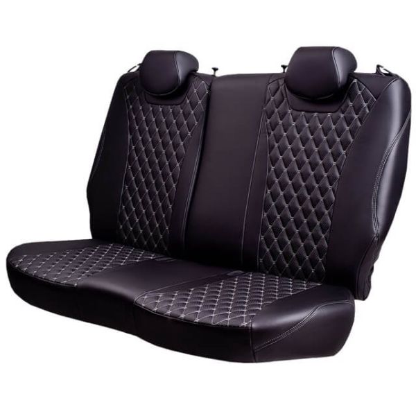 Чехлы Премиум Экокожа Байрон Ромб на Hyundai Accent 1999-2011 г.в. Чехлы Премиум Экокожа Байрон Ромб на Hyundai Accent 1999-2011 г.в.