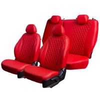 Чехлы Премиум Экокожа Байрон Ромб на Hyundai Accent 1999-2011 г.в. Чехлы Премиум Экокожа Байрон Ромб на Hyundai Accent 1999-2011 г.в.