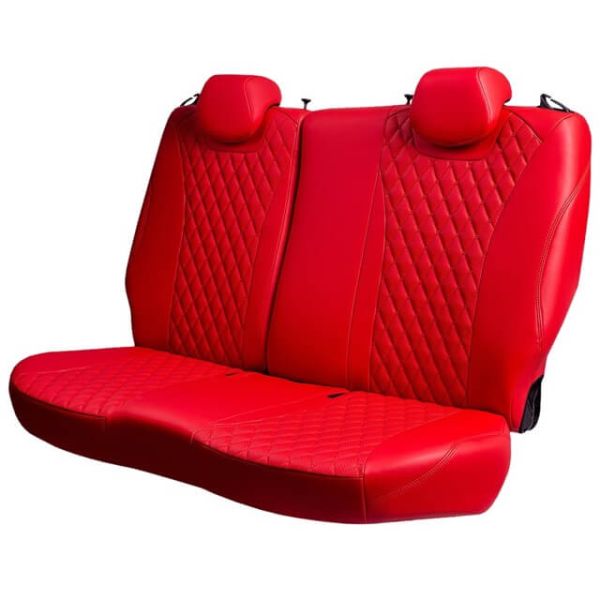 Чехлы Премиум Экокожа Байрон Ромб на Hyundai Accent 1999-2011 г.в. Чехлы Премиум Экокожа Байрон Ромб на Hyundai Accent 1999-2011 г.в.