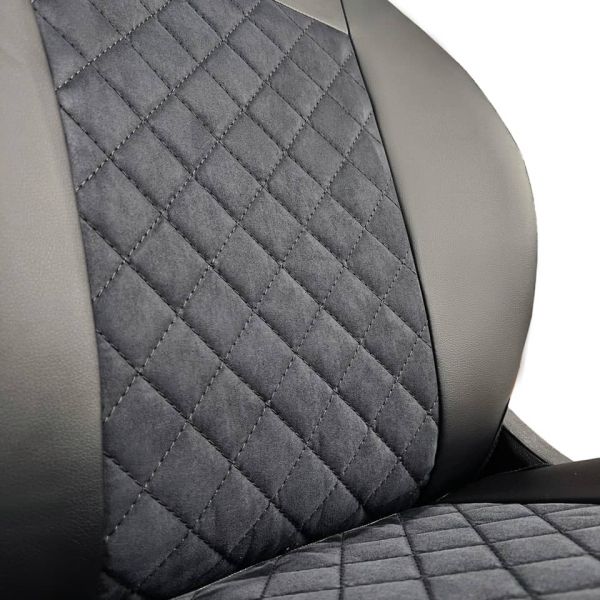 Чехлы Алькантара на Hyundai Accent 1999-2011 г.в. Чехлы Алькантара на Hyundai Accent 1999-2011 г.в.