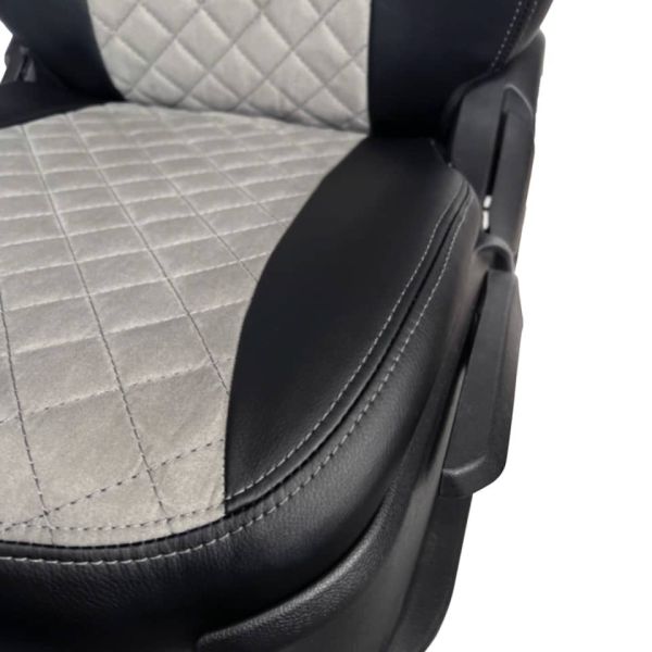 Чехлы Алькантара на Hyundai Accent 1999-2011 г.в. Чехлы Алькантара на Hyundai Accent 1999-2011 г.в.