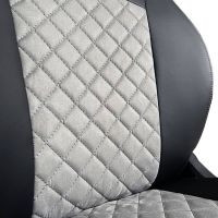 Чехлы Алькантара на Hyundai Accent 1999-2011 г.в. Чехлы Алькантара на Hyundai Accent 1999-2011 г.в.