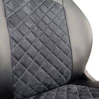 Чехлы Алькантара на Hyundai Accent 1999-2011 г.в. Чехлы Алькантара на Hyundai Accent 1999-2011 г.в.