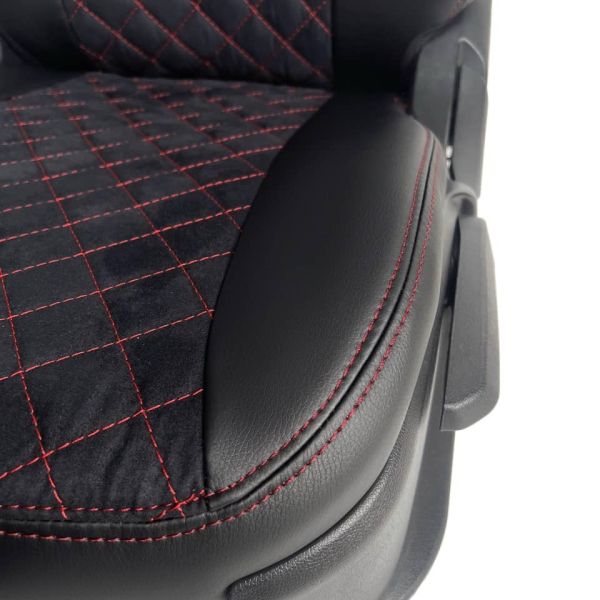 Чехлы Алькантара на Hyundai Accent 1999-2011 г.в. Чехлы Алькантара на Hyundai Accent 1999-2011 г.в.