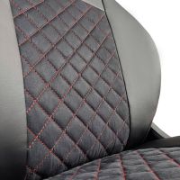 Чехлы Алькантара на Hyundai Accent 1999-2011 г.в. Чехлы Алькантара на Hyundai Accent 1999-2011 г.в.