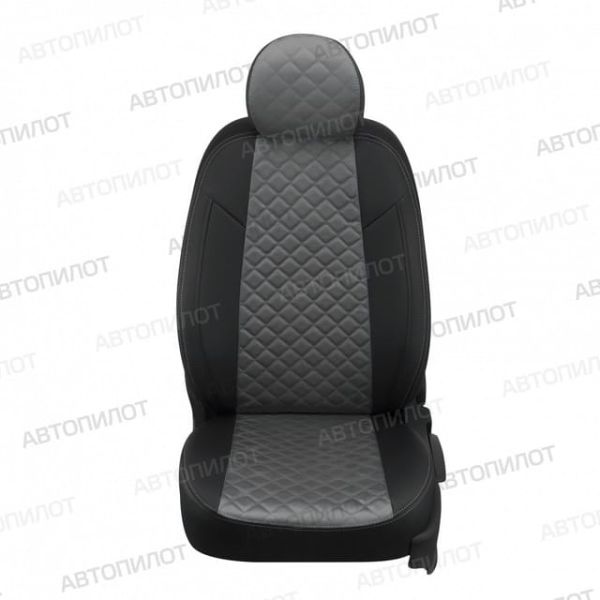 Чехлы Автопилот Алькантара Ромб на Daewoo Lanos