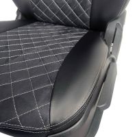 Чехлы Алькантара на Hyundai Accent 1999-2011 г.в. Чехлы Алькантара на Hyundai Accent 1999-2011 г.в.