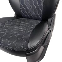 Чехлы Алькантара на Hyundai Accent 1999-2011 г.в. Чехлы Алькантара на Hyundai Accent 1999-2011 г.в.