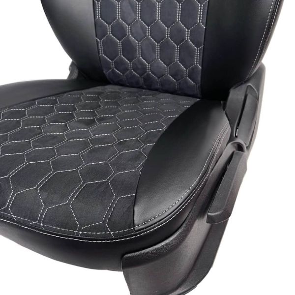 Чехлы Алькантара на Hyundai Accent 1999-2011 г.в. Чехлы Алькантара на Hyundai Accent 1999-2011 г.в.